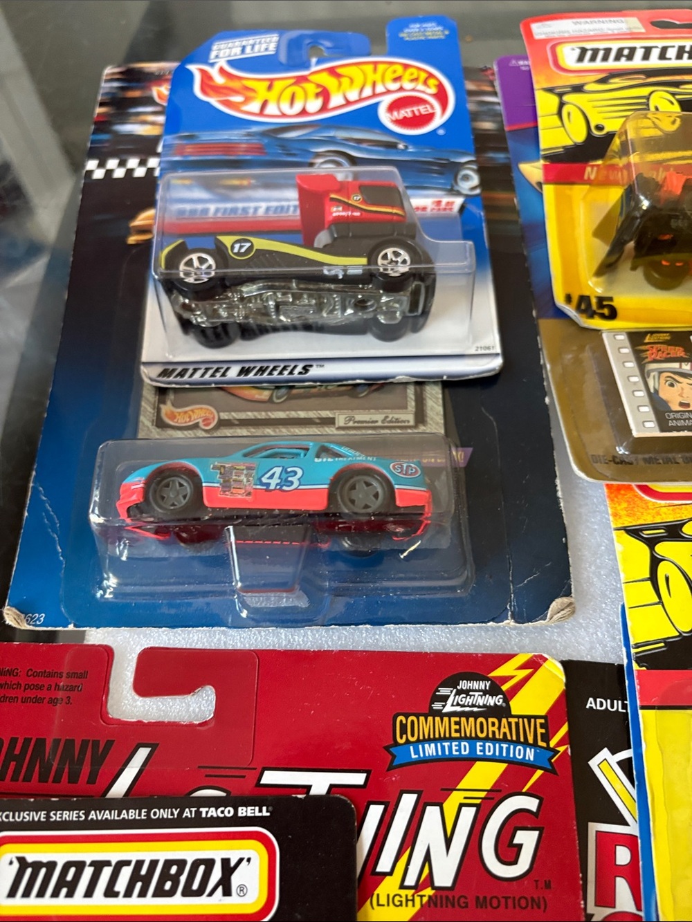 Vintage collectibles Toy Car - Blue and Red Race Car